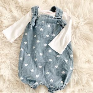 Denim heart overalls! ❤️💜